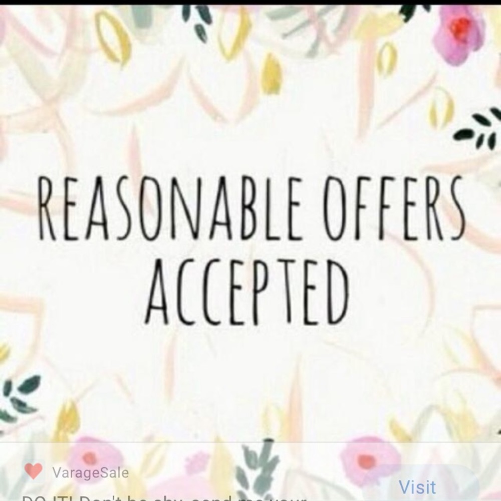 I will accept all reasonable offers :)))))💗💗